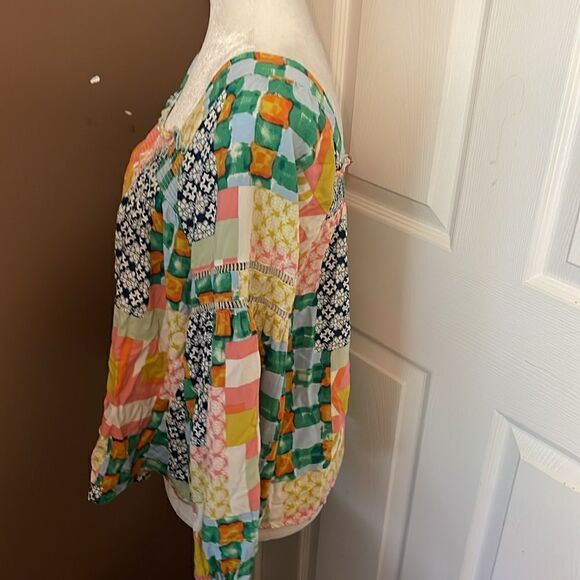 Fate Becker Avant Garde Bohemian Contemporary Top Size Large - Picture 2 of 5